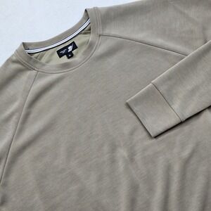 Fundamental Coast Sweatshirt Women XL Brown Raglan Sleeve Thumbhole Pullover